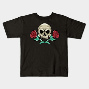 Skeleton Rose Kids T-Shirt